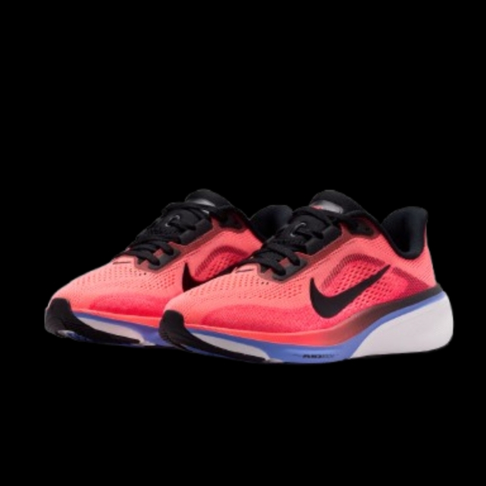 Nike Air Zoom Pegasus 42 Running Womens/Kids Lava Glow Flash Crimson Sapphire